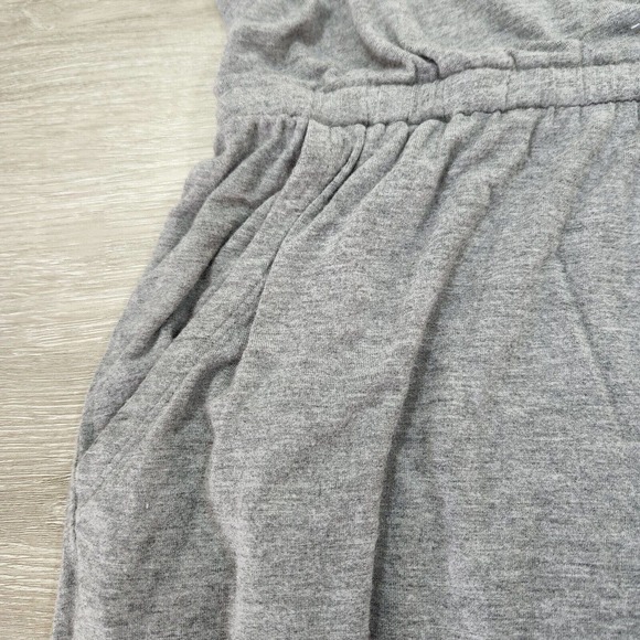 Aerie Jumpsuit Gray Drawstring Pockets Jogger Soft Loungewear Women's Size Large - Picture 6 of 12